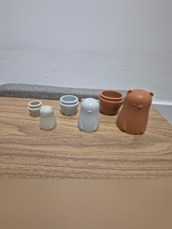 Other - *5 Items for $25* 3 X Silicon Nesting Bears